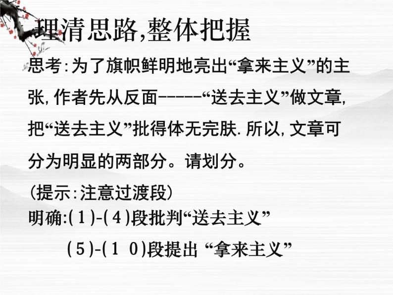 高一秋季备课系列：《拿来主义》课件3（苏教版必修三）06