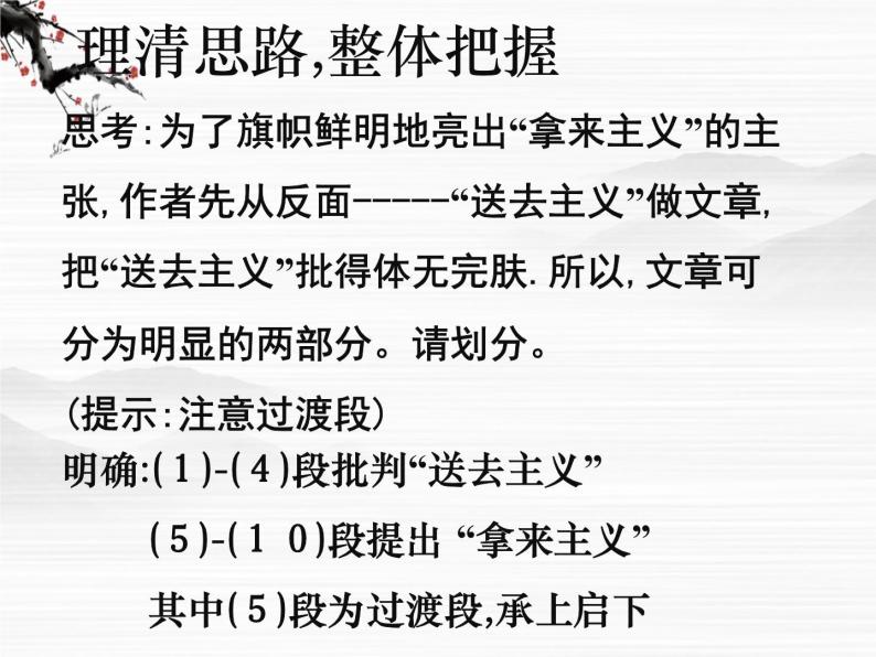 高一秋季备课系列：《拿来主义》课件3（苏教版必修三）07