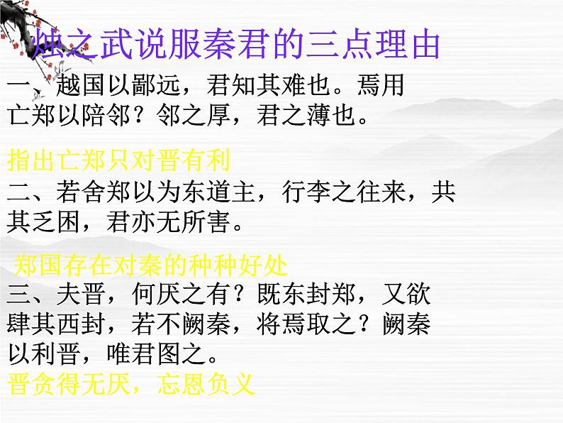 高一秋季备课系列:《烛之武退秦师》课件5(苏教版必修3)第7页