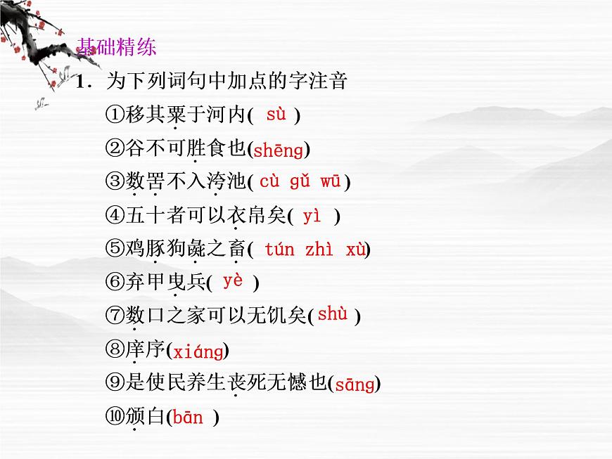 語文：4.2《 寡人之于國也》第1課時課件（蘇教版必修4）第2頁