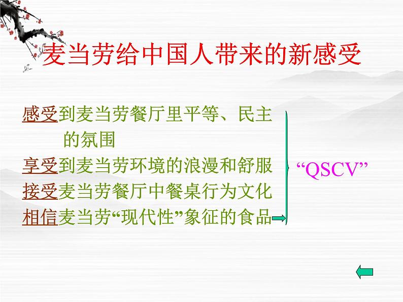 高一秋季备课系列:《麦当劳中的中国文化表达》课件3(苏教版必修三)06