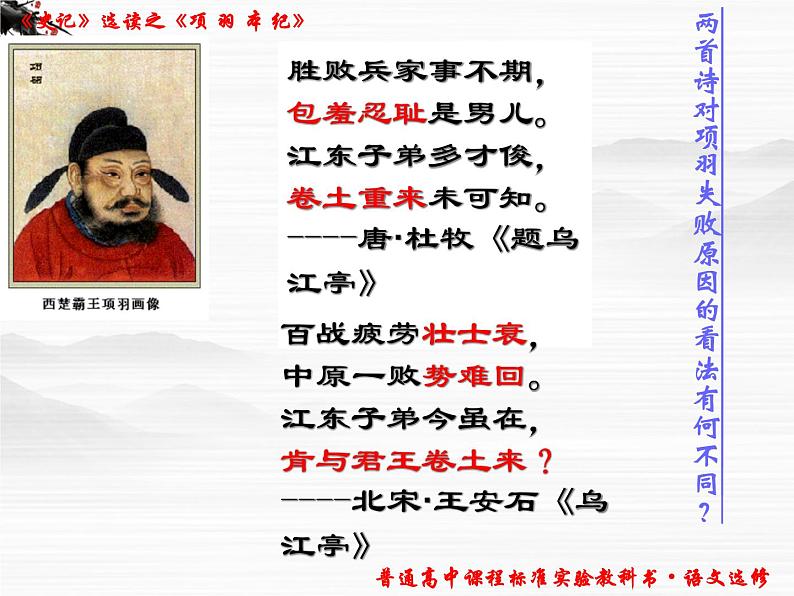 高二语文精品课件:《项羽本纪》(苏教版选修《史记选读》)02