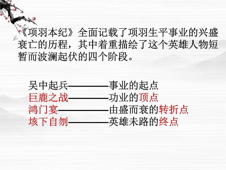 高二语文精品课件:《项羽本纪》(苏教版选修《史记选读》)03