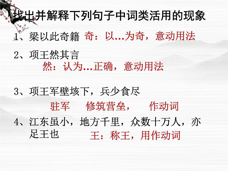 (安徽专用)高中语文:《项羽本纪》课件3 (苏教版选修《史记》选读)第3页
