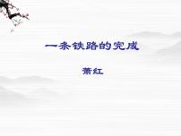 北京版必修一3、一条铁路的完成教课内容课件ppt