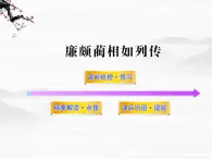 高中语文课时讲练通配套课件:《廉颇蔺相如列传》(苏教版 史记选读)