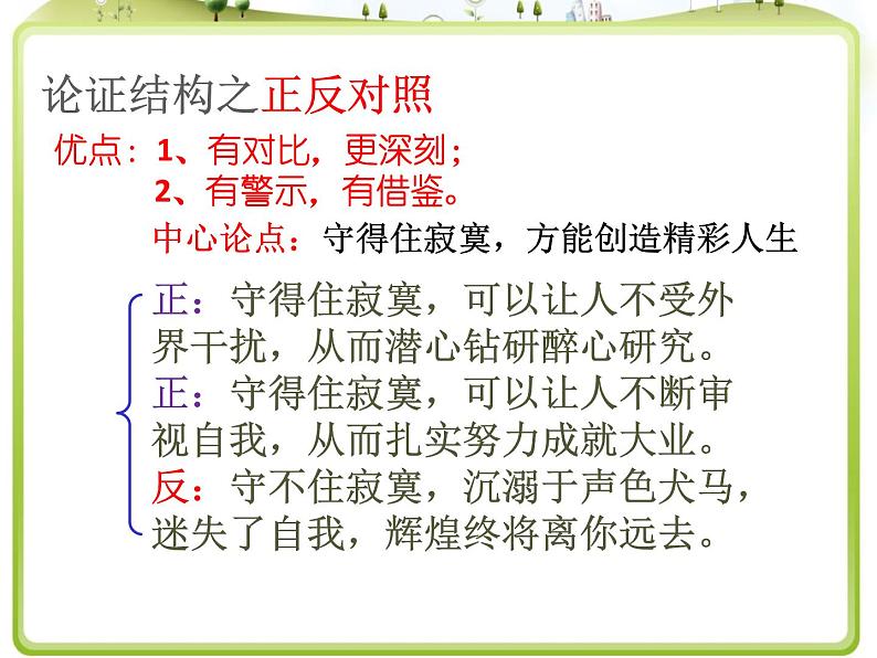 2022届高考语文写作专题:议论文的结构课件17张第6页