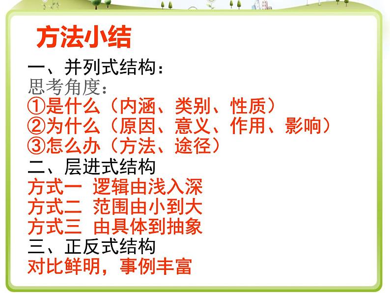 2022届高考语文写作专题:议论文的结构课件17张第7页
