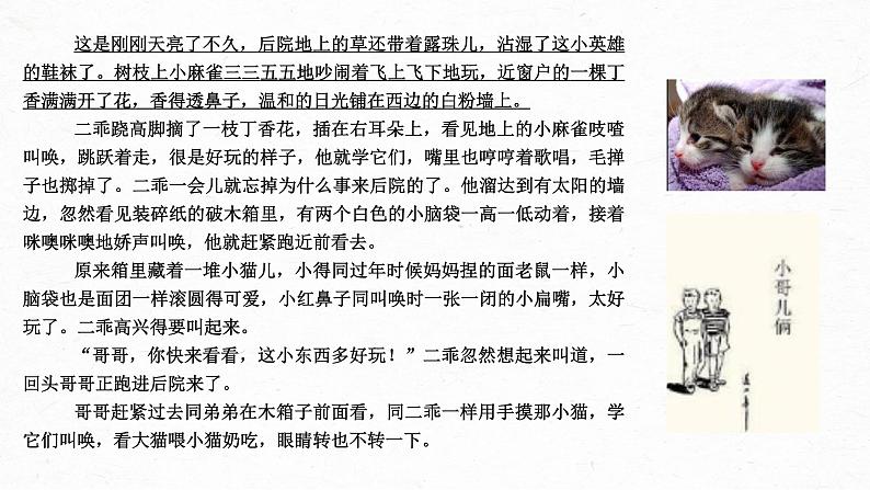 2022届高考专题复习:文学类文本阅读4小说(分析环境艺术)课件32张08