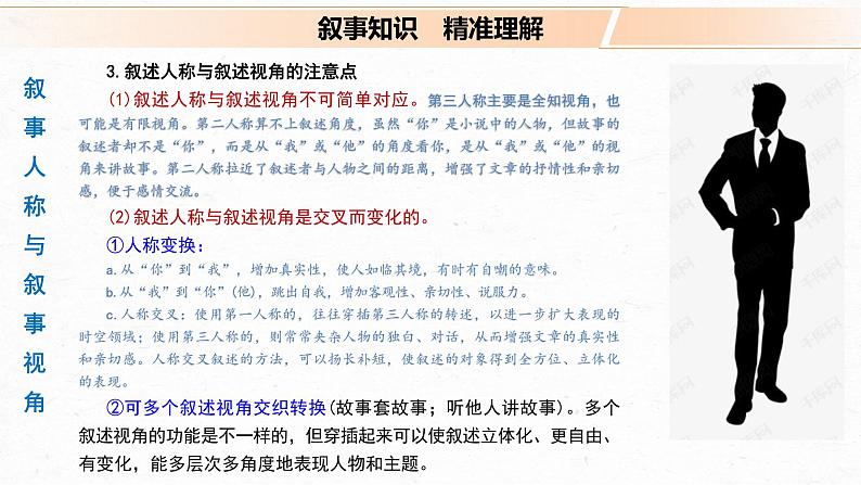 2022届高考专题复习:文学类文本阅读3小说(分析叙事艺术)课件22张05