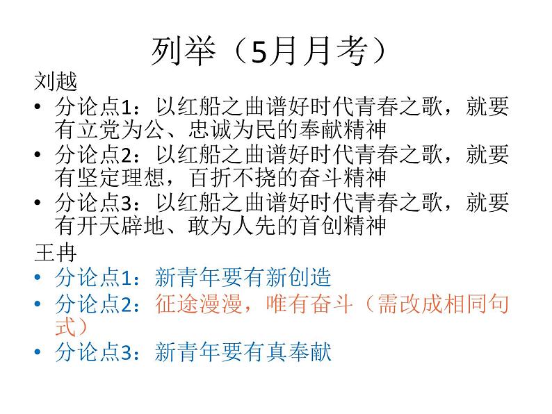 2022届高考写作指导:巧设分论点(课件24张)第7页