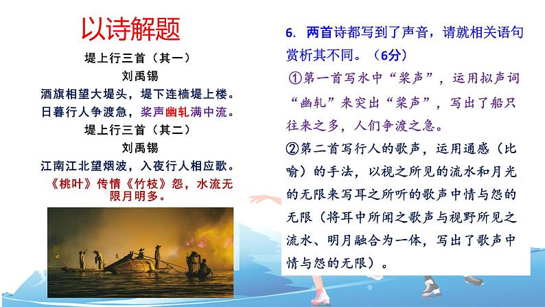 高考语文复习--- 高考语文古诗文深度训练示例课件PPT第6页