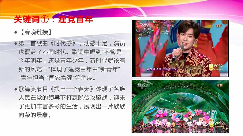 41 看虎年春晚,押题2022高考语文考点-2022年高考作文热点新闻素材积累与运用课件PPT第3页