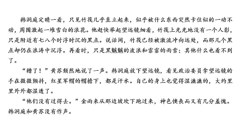 高考语文复习----文学类文本阅读综合训练课件PPT第7页