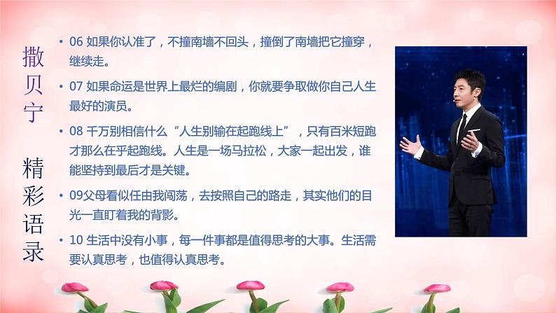 高考语文复习--央视主持人的惊艳语录课件PPT第4页