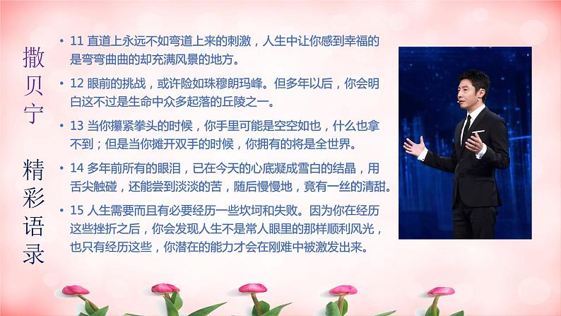 高考语文复习--央视主持人的惊艳语录课件PPT第5页