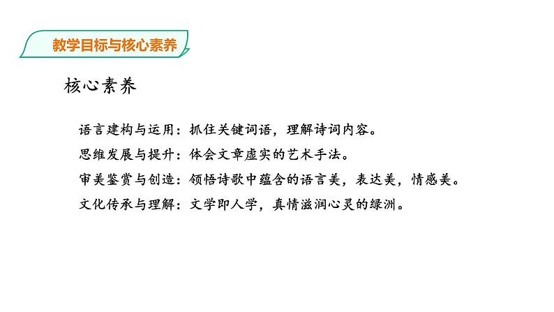 高中语文 选择性必修上册 《江城子·乙卯正月二十日夜记梦》课件06