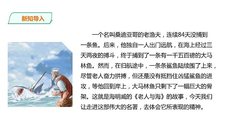 高中语文 选择性必修上《老人与海(节选)》课件第2页