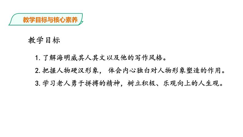 高中语文 选择性必修上《老人与海(节选)》课件第3页
