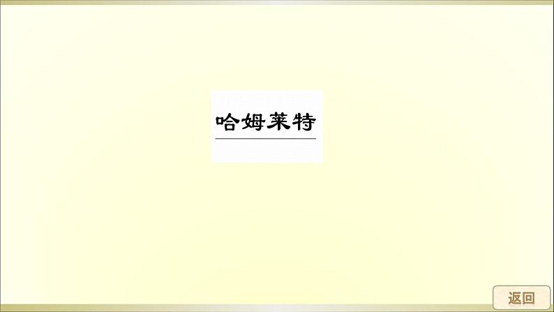 人教部编版高中语文必修下册6.哈姆莱特 课件第1页