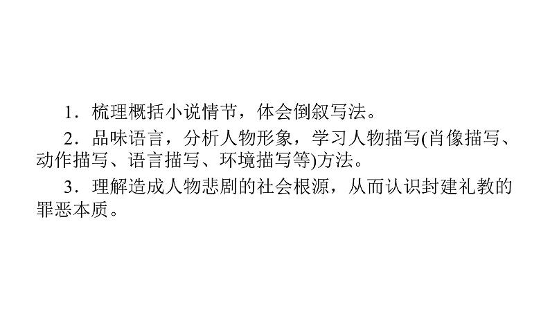 人教部编版高中语文必修下册12.祝福 课件第2页