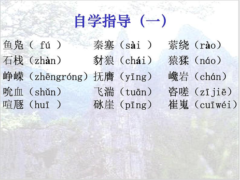 《蜀道难》课件22张2021—2022学年高中语文统编版选择性必修下册第5页