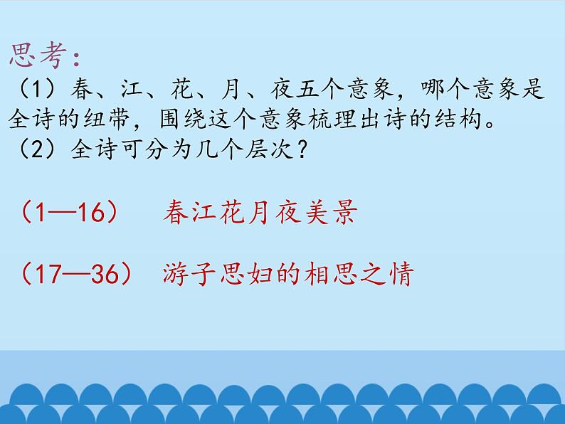 部编版高中语文选择性必修上册 春江花月夜 课件第4页