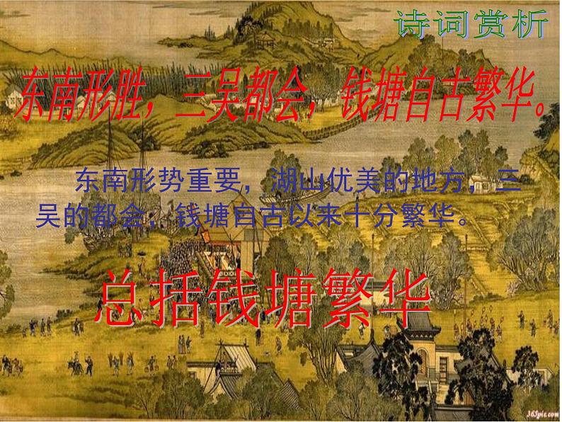 部编版高中语文选择性必修下册4.1望海潮 课件06