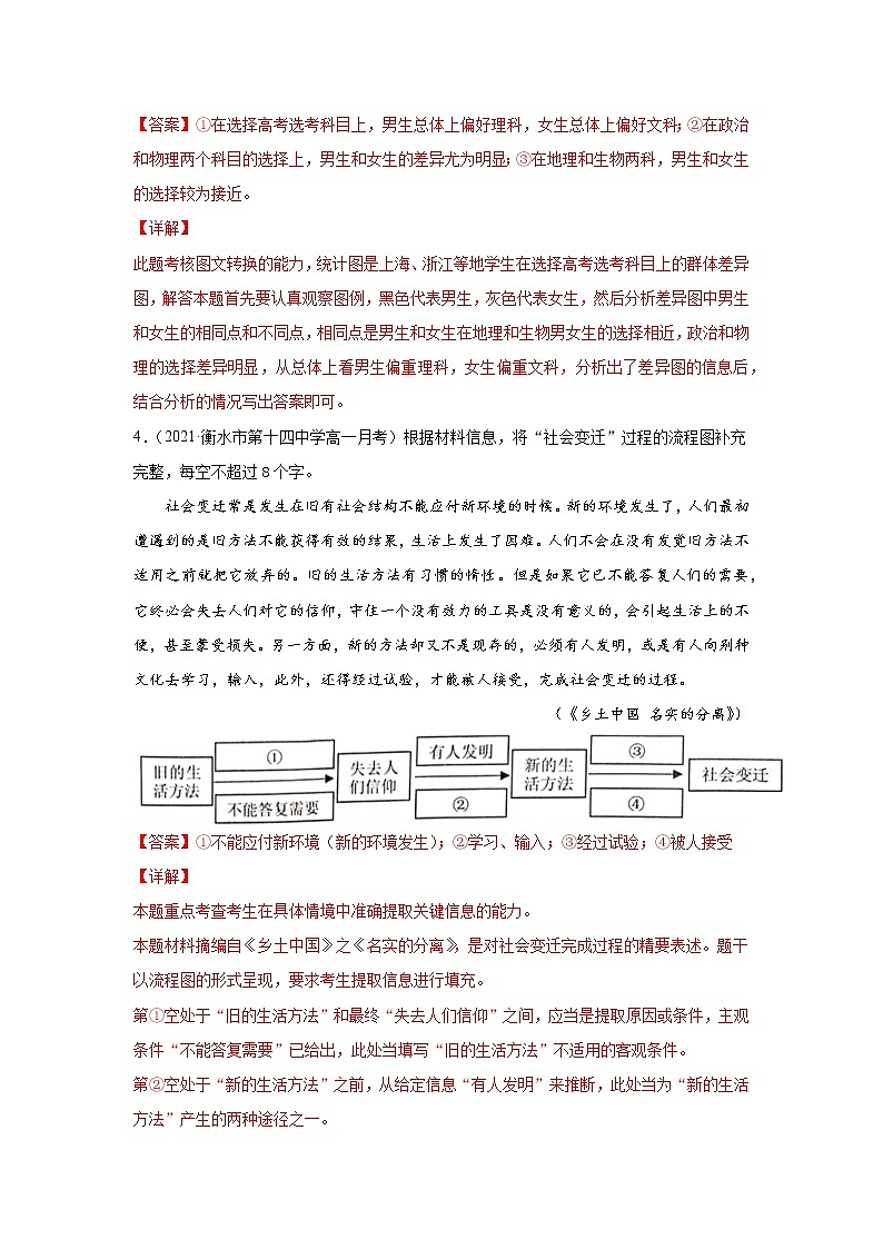 2022届高考语文专题复习 专题10 图文转换及创新题型(解析版)第3页