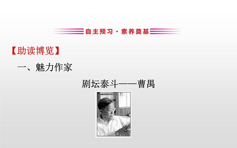 统编版高中语文必修下册----5 雷雨(节选)课件PPT第3页