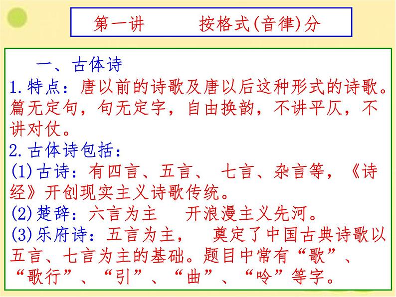 2022届高考专题复习:中国古典诗歌鉴赏 课件120张04