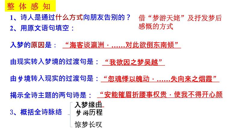 统编版高中语文必修上册第三单元8.1《梦游天姥吟留别》 课件(17张PPT)第8页