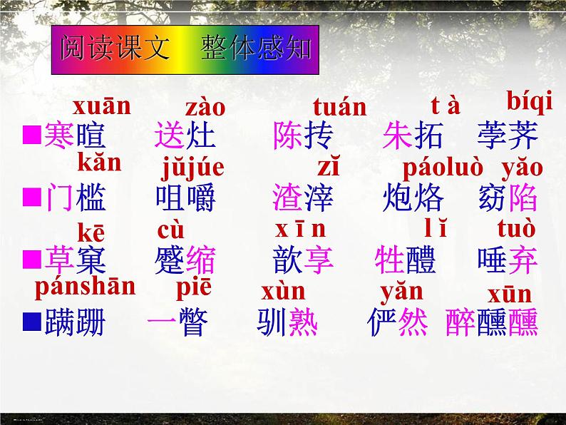 《祝福》课件统编版高中语文必修下册 (4)第7页
