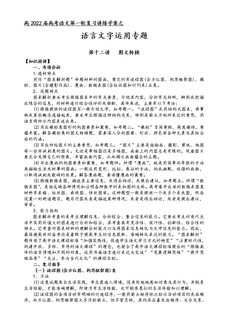 第十二讲 图文转换(原卷版)第1页