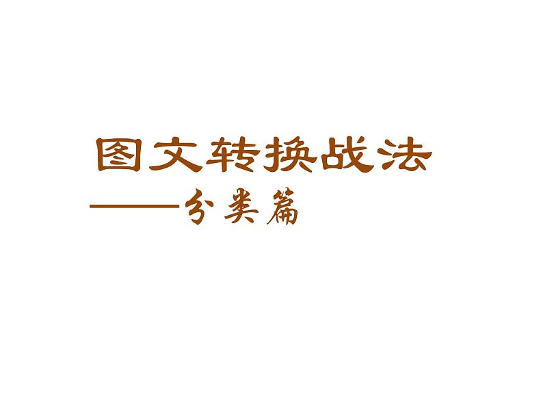 高考语文复习----图文转换战法第1页