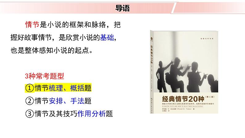 专题01 小说情节之情节概括梳理题-2022年高考语文小说阅读全面解读精讲精练第3页