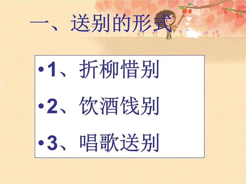 2022届高考专题复习:送别诗鉴赏以及写作中的诗词化用 课件42张第4页
