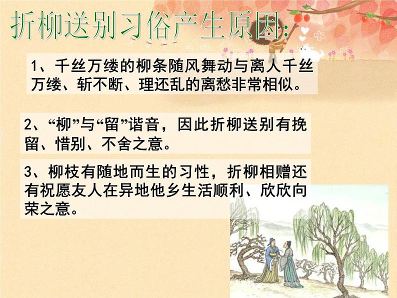 2022届高考专题复习:送别诗鉴赏以及写作中的诗词化用 课件42张第5页