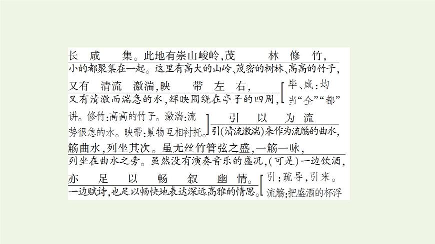 新人教版高中語文選擇性必修下冊第3單元進階1第10課蘭亭集序課件第7頁