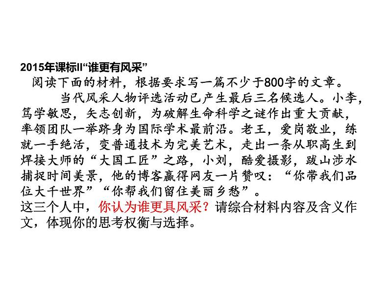 人教版高中语文选修--文章写作与修改《第一节 写出自己的个性》课件205