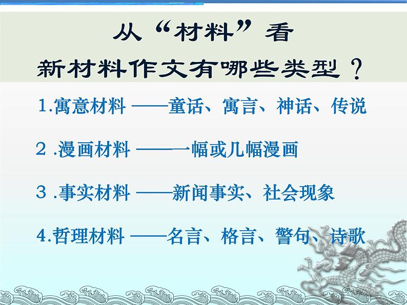 人教版高中语文选修--文章写作与修改《第一节 从素材到写作内容》课件2第7页