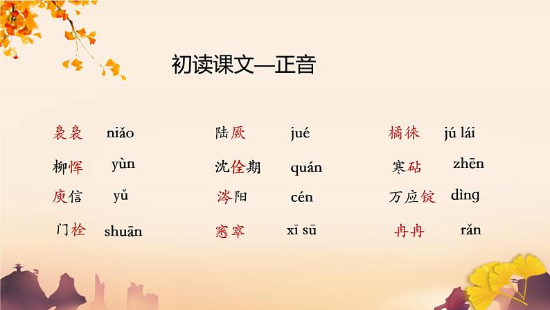 《说“木叶”》课件2021-2022学年统编版高中语文必修下册 (5)第6页