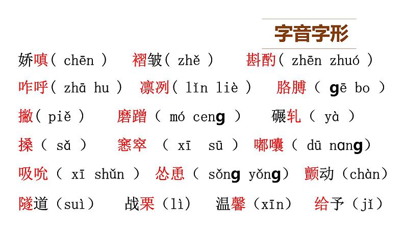 高中语文部编版必修上册课件03 教学课件_哦,香雪4第3页