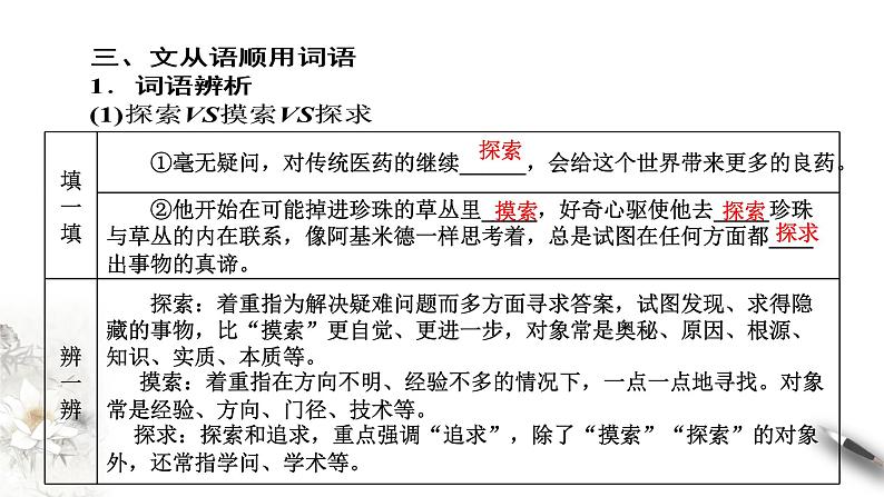 人教统编版高中语文必修下册3.7.1《青蒿素:人类征服疾病的一小步》配套(课件+教案+学案+练习)(4份打包)06