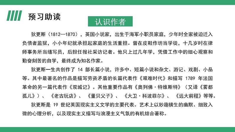 部编版语文选择性必修上册课件02 教学课件_大卫.科波菲尔(第1课时)第3页