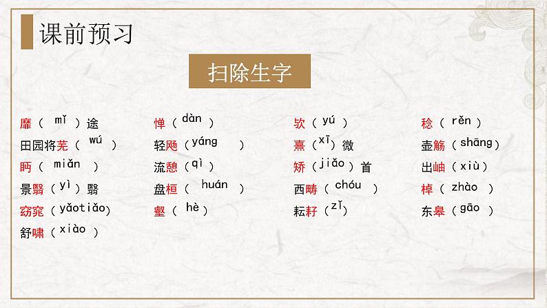 部编版高中语文选择性必修下册 教学课件_归去来兮辞并序(第1课时)第4页
