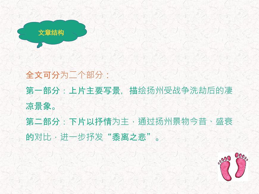 部編版高中語文選擇性必修下冊 教學課件_揚州慢(淮左名都)2第6頁