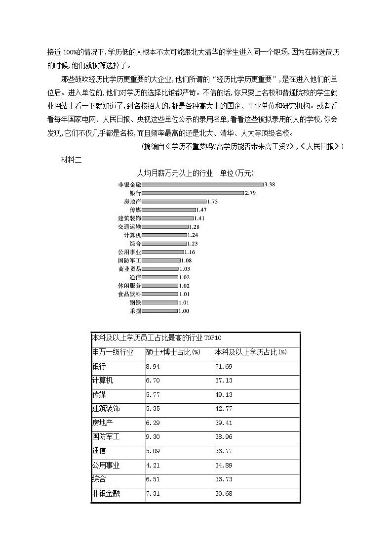 2023年高考语文一轮复习任务群二实用类文本阅读任务突破练6善于概括整合深读应对主观题一含解析新人教版第3页