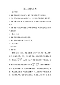 2021學(xué)年2.3* 峨日朵雪峰之側(cè)教案