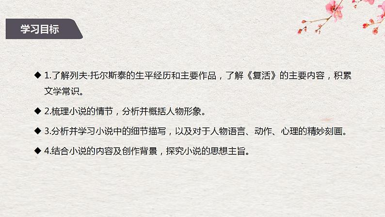 统编版高中语文选择性必修上册9《复活(节选)》课件(29页PPT)02